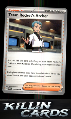 Team Rocket's Archer - 170/182 170/182 Pokemon Uncommon SV10: Destined Rivals Ca