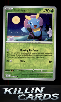 Reverse Holofoil Illumise 010/167 Pokemon Common SV06: Twilight Masquerade Card