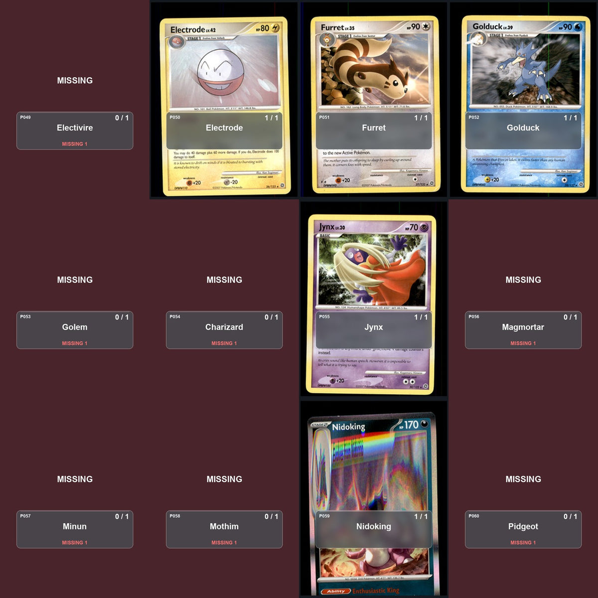 Pokemon TCG Secret Wonders C/UC/R Standard Set 33 Cards