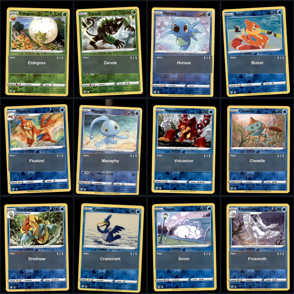 Pokemon TCG Shining Fates Reverse Holo Master Set 44 Reverse Holo Card