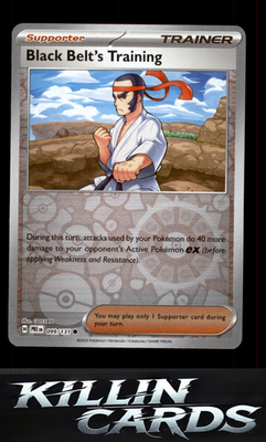 Reverse Holofoil Black Belt's Training - 099/131 099/131 Pokemon Common SV: Pris