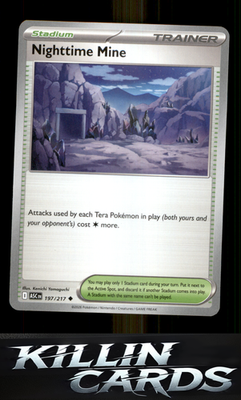 Nighttime Mine 197/217 Pokemon Uncommon ME: Ascended Heroes Card NM
