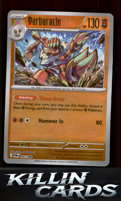 Reverse Holofoil Barbaracle 043/088 Pokemon Uncommon ME03: Perfect Order Card NM