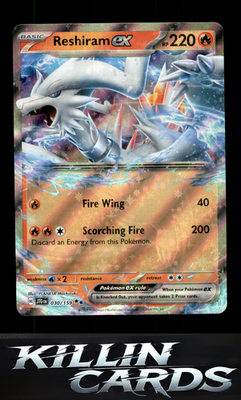 Reshiram ex 030/159 Pokemon Double Rare SV09: Journey Together Card NM