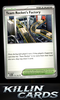 Team Rocket's Factory 173/182 Pokemon Uncommon SV10: Destined Rivals Card NM