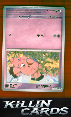 Snubbull 037/094 Pokemon Common ME02: Phantasmal Flames Card NM