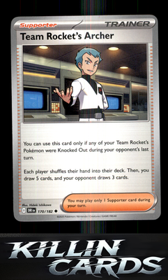 Team Rocket's Archer - 170/182 170/182 Pokemon Uncommon SV10: Destined Rivals Ca