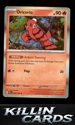 Oricorio 033/193 Pokemon Rare SV02: Paldea Evolved Card NM