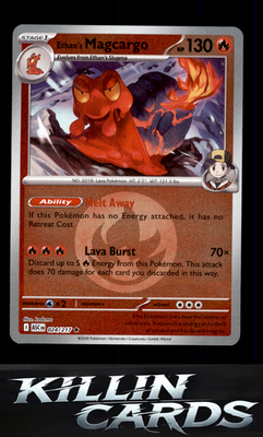 Reverse Holofoil Ethan's Magcargo - 024/217 (Energy Symbol Pattern) 024/217 Poke