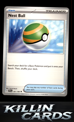 Nest Ball - 181/198 181/198 Pokemon Uncommon SV01: Scarlet & Violet Base Set Car