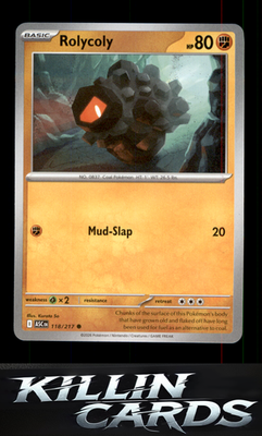 Rolycoly 118/217 Pokemon Common ME: Ascended Heroes Card NM