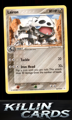 Lairon 45/110 Pokemon Uncommon Holon Phantoms Card LP