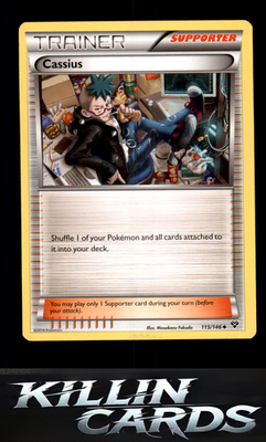 Cassius 115/146 Pokemon Uncommon XY Base Set Card LP