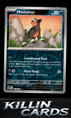 Reverse Holofoil Houndour - 131/197 131/197 Pokemon Common SV03: Obsidian Flames