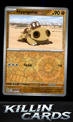 Hippopotas 052/131 Pokemon Common SV: Prismatic Evolutions Card NM