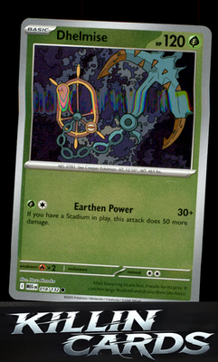 Reverse Holofoil Dhelmise 018/132 Pokemon Common ME01: Mega Evolution Card NM