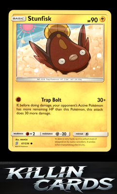Stunfisk 67/236 Pokemon Common SM - Unified Minds Card NM