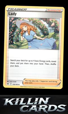 Lady 159/196 Pokemon Uncommon SWSH11: Lost Origin Card NM