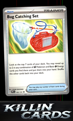 Bug Catching Set 102/131 Pokemon Uncommon SV: Prismatic Evolutions Card NM