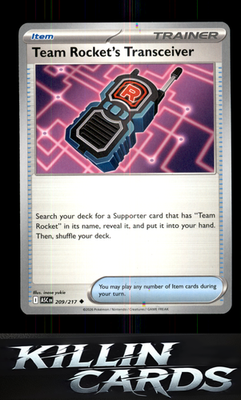 Team Rocket's Transceiver - 209/217 209/217 Pokemon Uncommon ME: Ascended Heroes