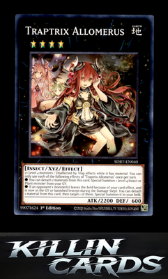 1st Edition Traptrix Allomerus SDBT-EN040 YuGiOh Common Structure Deck: Beware o