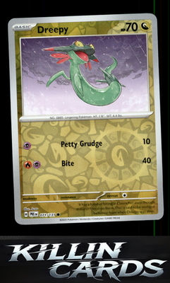 Reverse Holofoil Dreepy 071/131 Pokemon Common SV: Prismatic Evolutions Card NM