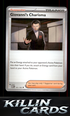 Giovanni's Charisma - 161/165 161/165 Pokemon Uncommon SV: Scarlet & Violet 151
