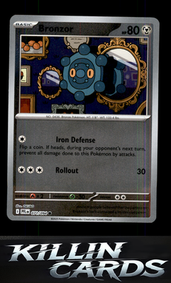 Reverse Holofoil Bronzor 071/094 Pokemon Common ME02: Phantasmal Flames Card NM