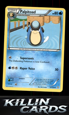 Palpitoad 35/124 Pokemon Uncommon Dragons Exalted Card LP