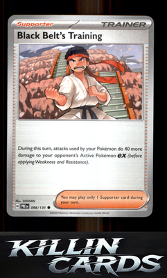 Black Belt's Training - 098/131 098/131 Pokemon Common SV: Prismatic Evolutions