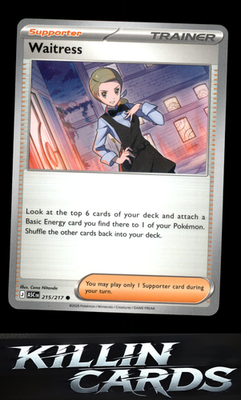 Waitress 215/217 Pokemon Common ME: Ascended Heroes Card NM