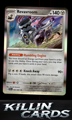 Revavroom - 065/091 065/091 Pokemon Rare SV: Paldean Fates Card NM