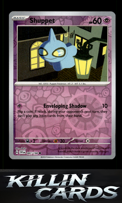 Reverse Holofoil Shuppet 087/198 Pokemon Common SV01: Scarlet & Violet Base Set