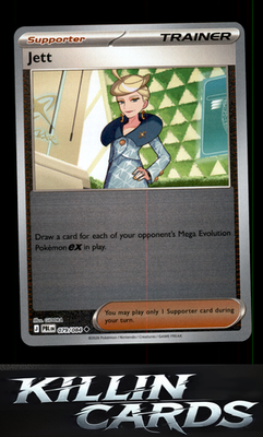 Reverse Holofoil Jett 079/084 Pokemon Uncommon ME05: Pitch Black Card NM