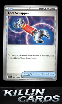 Tool Scrapper 212/217 Pokemon Common ME: Ascended Heroes Card NM