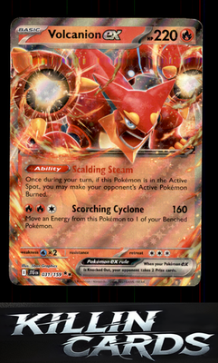 Volcanion ex - 031/159 031/159 Pokemon Double Rare SV09: Journey Together Card N