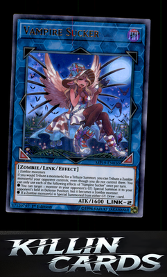 1st Edition Vampire Sucker MP19-EN030 YuGiOh Ultra Rare 2019 Gold Sarcophagus Ti