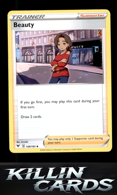 Beauty 148/185 Pokemon Uncommon SWSH04: Vivid Voltage Card NM