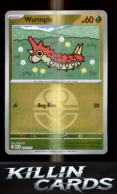Reverse Holofoil Wurmple (Love Ball) 011/217 Pokemon Common ME: Ascended Heroes