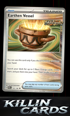 Earthen Vessel 163/182 Pokemon Uncommon SV04: Paradox Rift Card NM