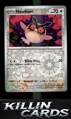 Reverse Holofoil Hoothoot 126/162 Pokemon Common SV05: Temporal Forces Card NM