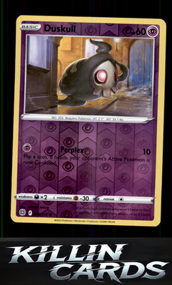 Reverse Holofoil Duskull 060/172 Pokemon Common SWSH09: Brilliant Stars Card NM