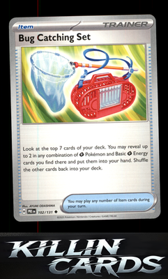 Bug Catching Set 102/131 Pokemon Uncommon SV: Prismatic Evolutions Card NM