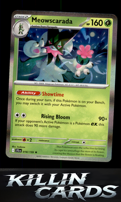 Meowscarada 018/159 Pokemon Rare SV09: Journey Together Card NM