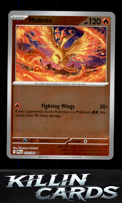 Moltres 014/094 Pokemon Rare ME02: Phantasmal Flames Card NM