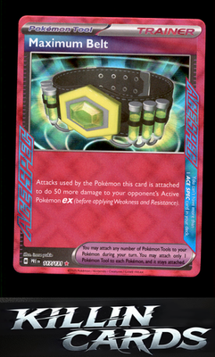 Maximum Belt 117/131 Pokemon ACE SPEC Rare SV: Prismatic Evolutions Card NM