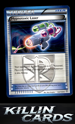 Hypnotoxic Laser (Team Plasma) 123/135 Pokemon Uncommon Plasma Storm Card LP
