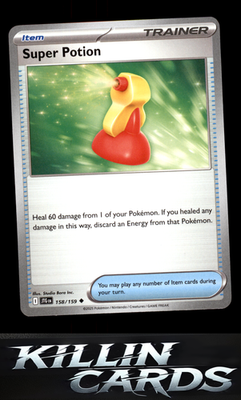 Super Potion 158/159 Pokemon Uncommon SV09: Journey Together Card NM