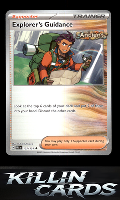 Explorer's Guidance 107/131 Pokemon Uncommon SV: Prismatic Evolutions Card NM