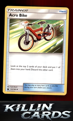 Acro Bike 123/168 Pokemon Uncommon SM - Celestial Storm Card NM